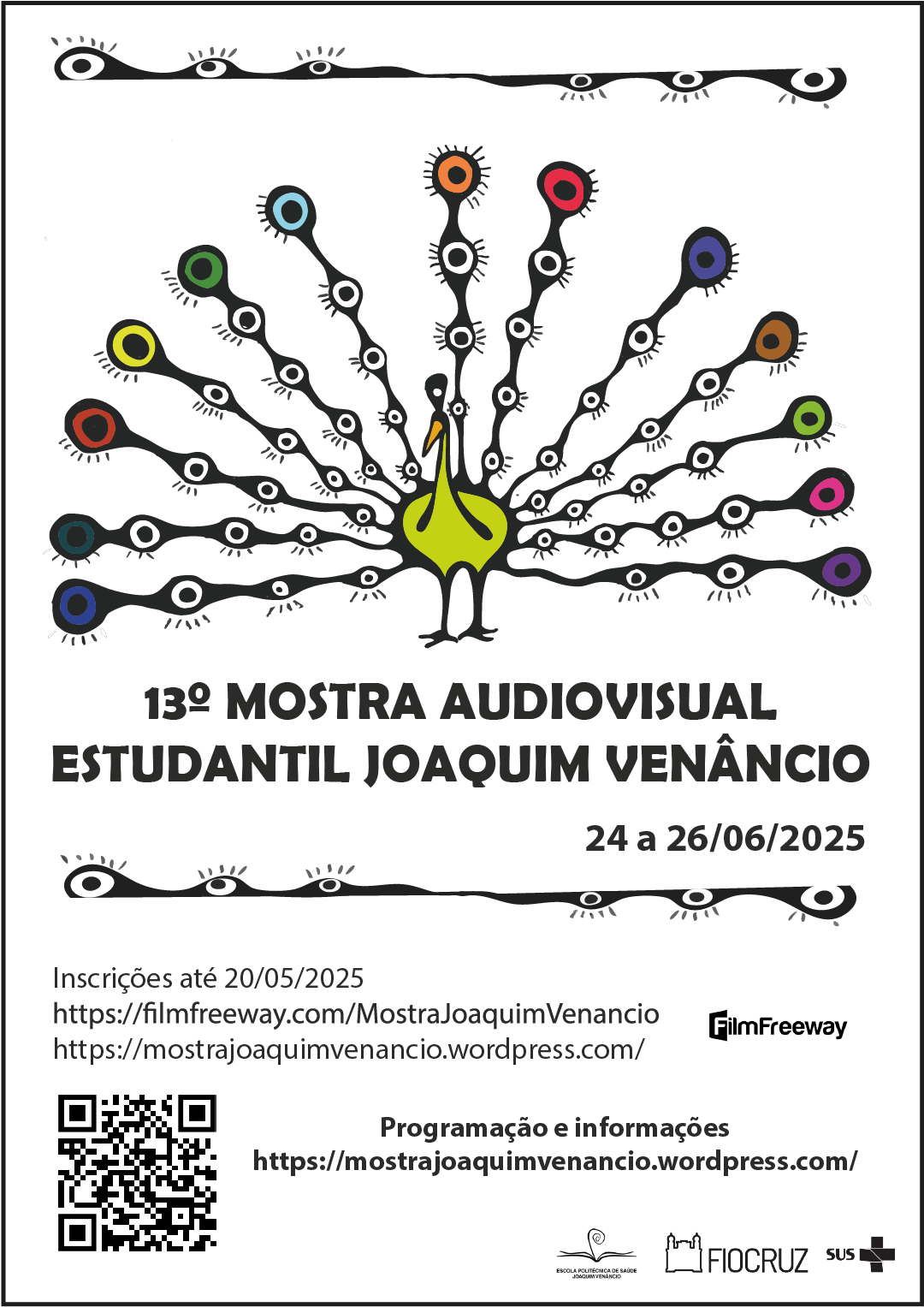 Inscrições abertas: 13ª Mostra Audiovisual Estudantil Joaquim Venâncio