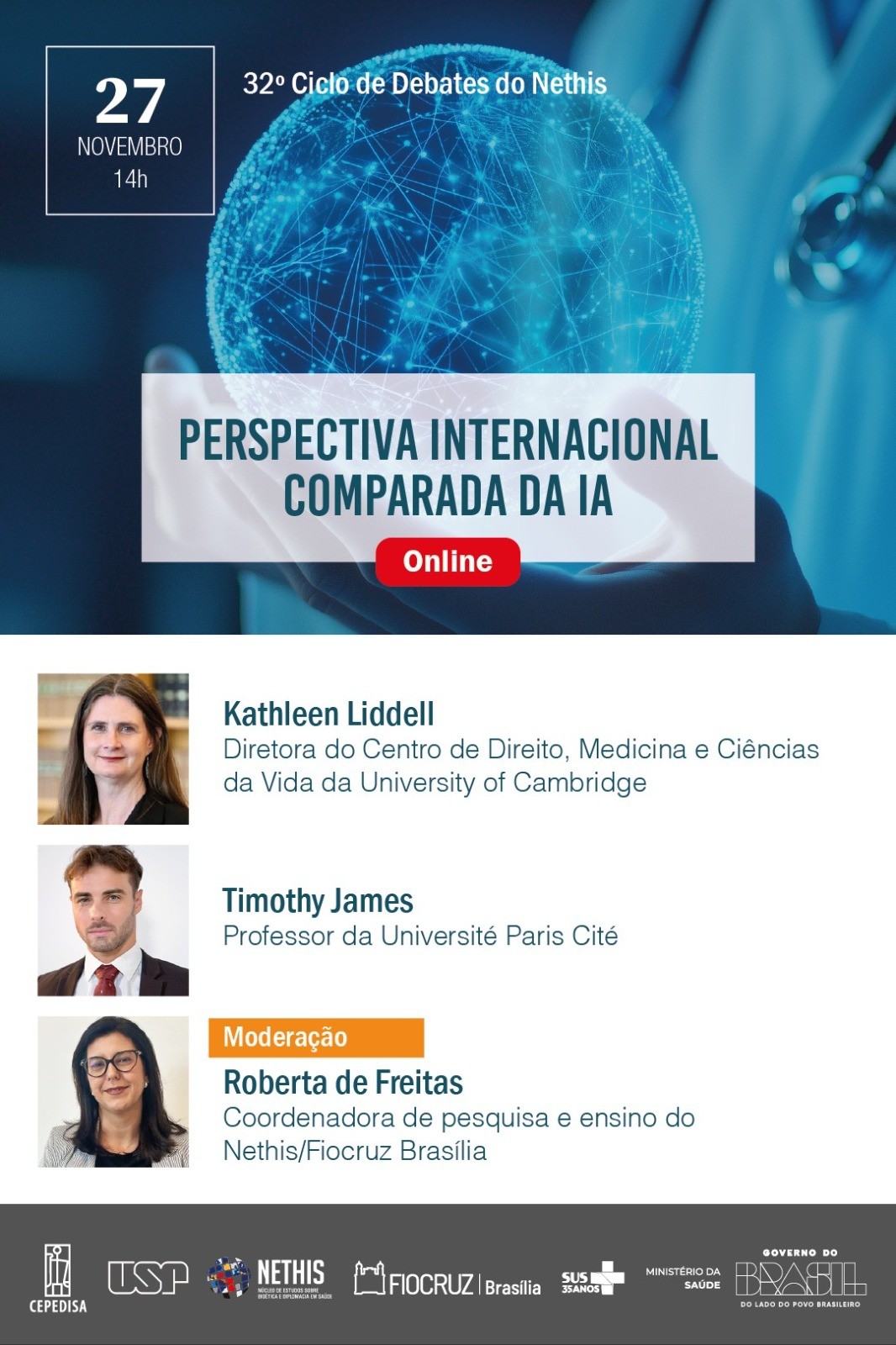 Nethis debate regulação de dados em saúde e impactos do Regulamento Europeu de IA nos dispositivos médicos