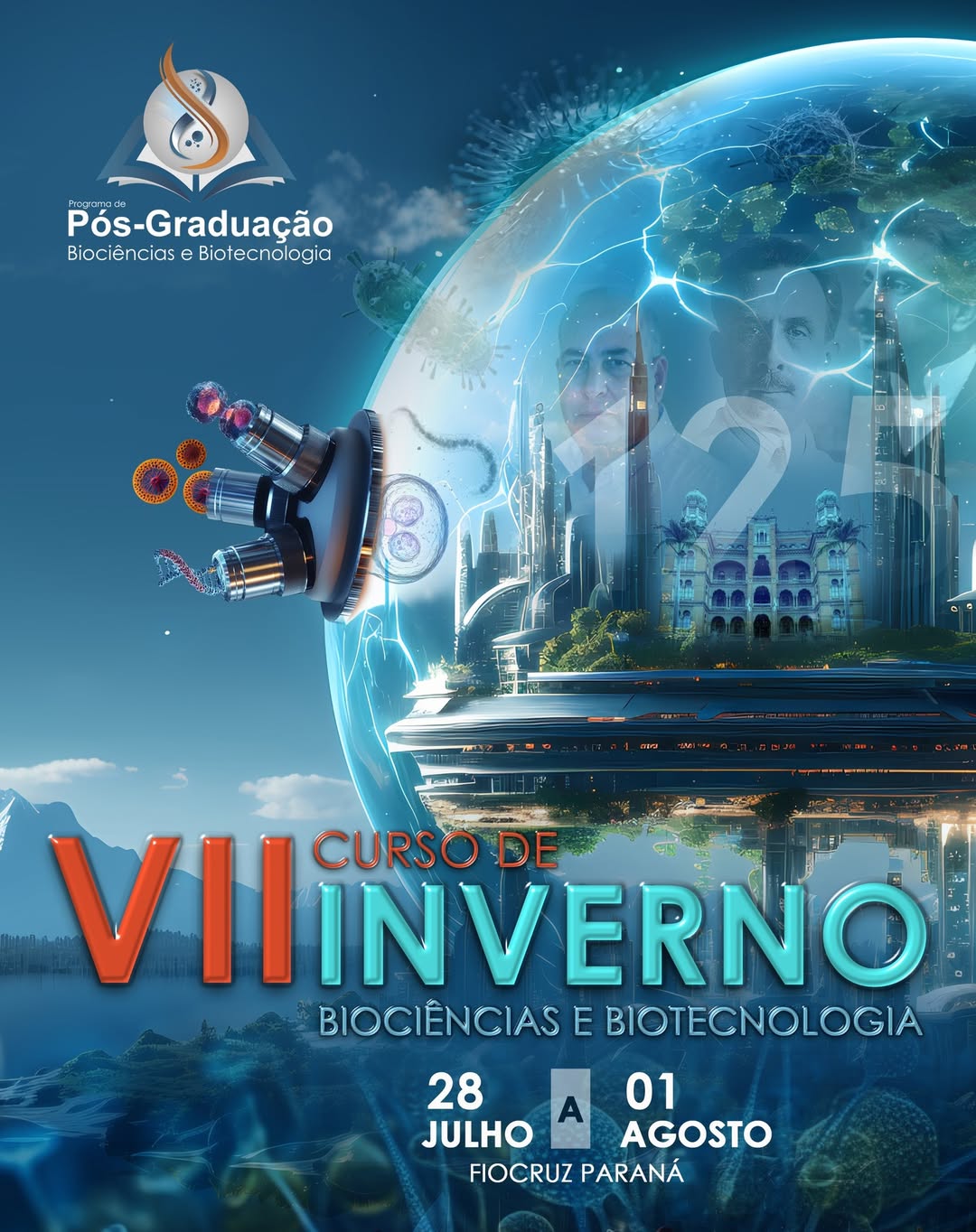 Inscrições abertas para o 7º Curso de Inverno em Biociências e Biotecnologia da Fiocruz Paraná