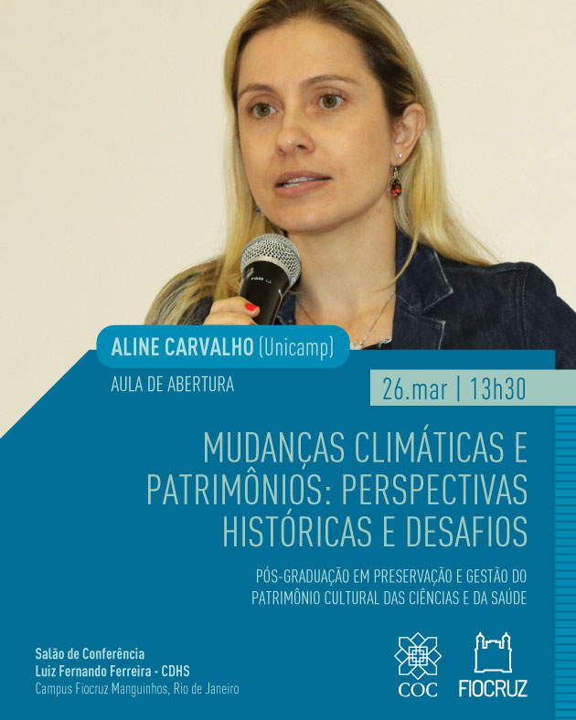 Historiadora Aline Carvalho ministrará aula de abertura do PPGPAT