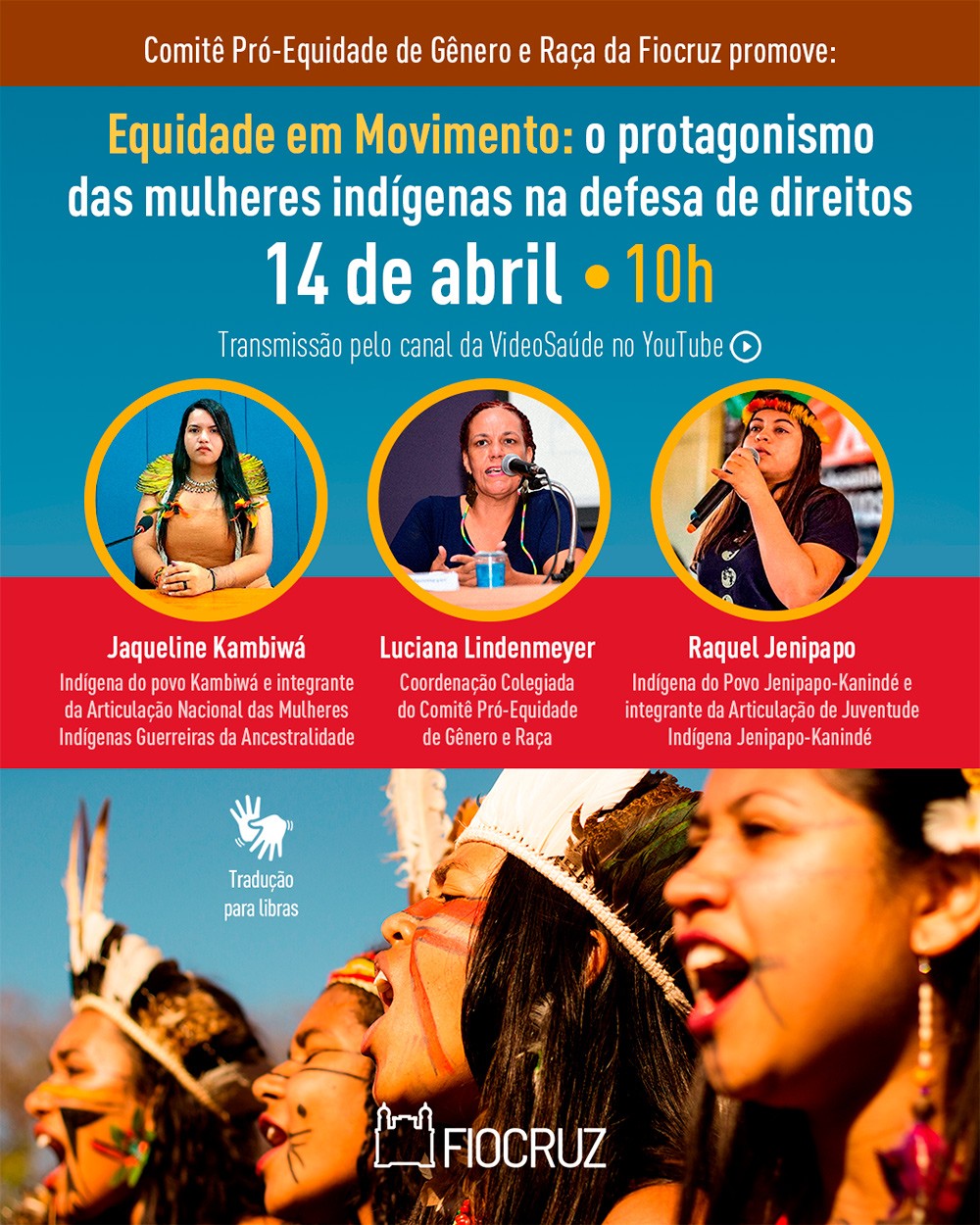 Evento aborda o protagonismo das mulheres indígenas na defesa de direitos