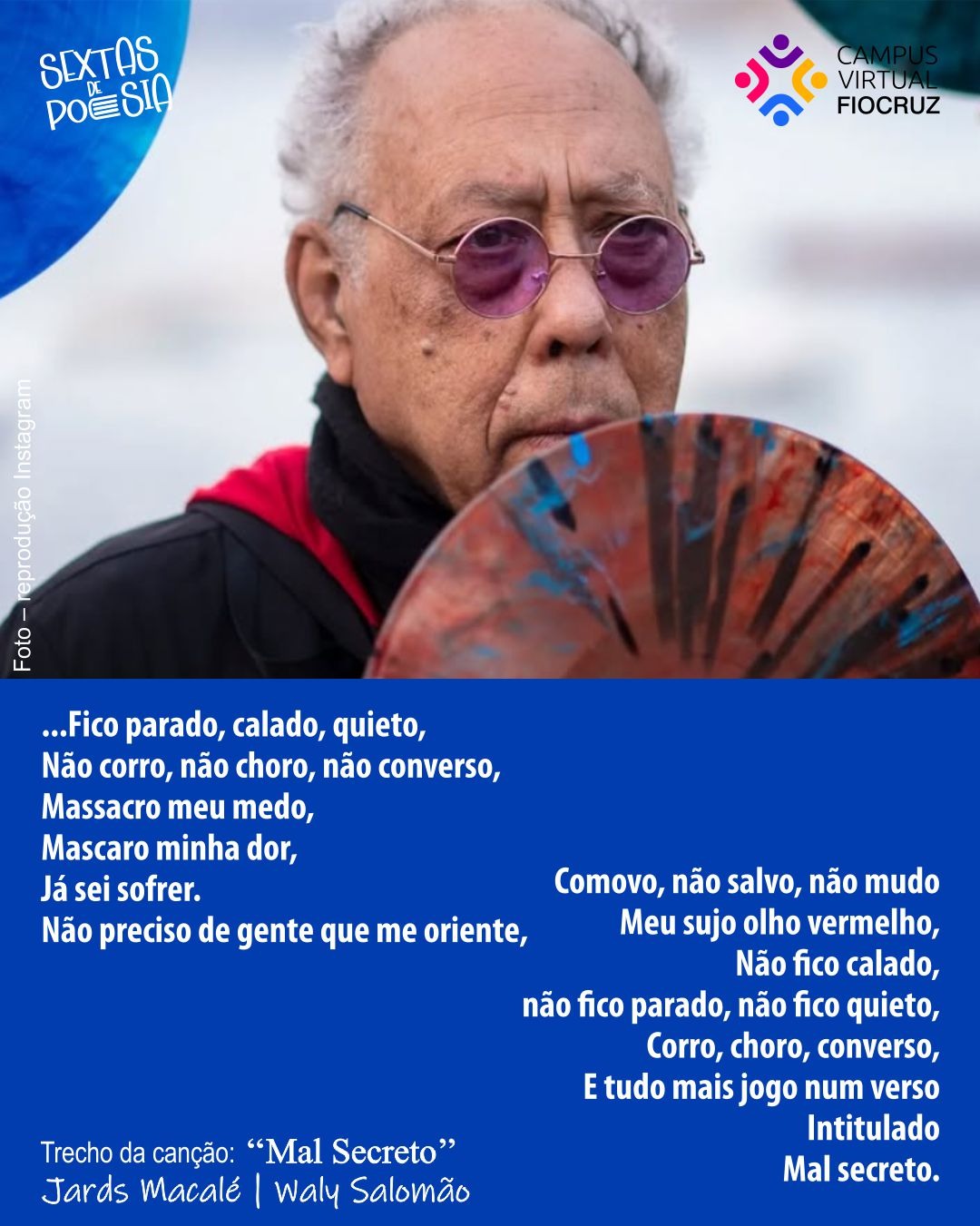 Sextas homenageia Jards Macalé em semana de sua partida