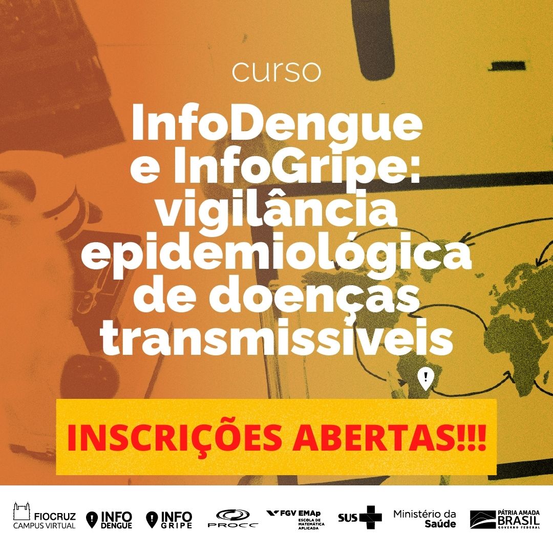 InfoDengue lança e-book gratuito sobre dengue e mudanças climáticas em territórios periféricos. Conheça o curso do Campus Virtual sobre o tema