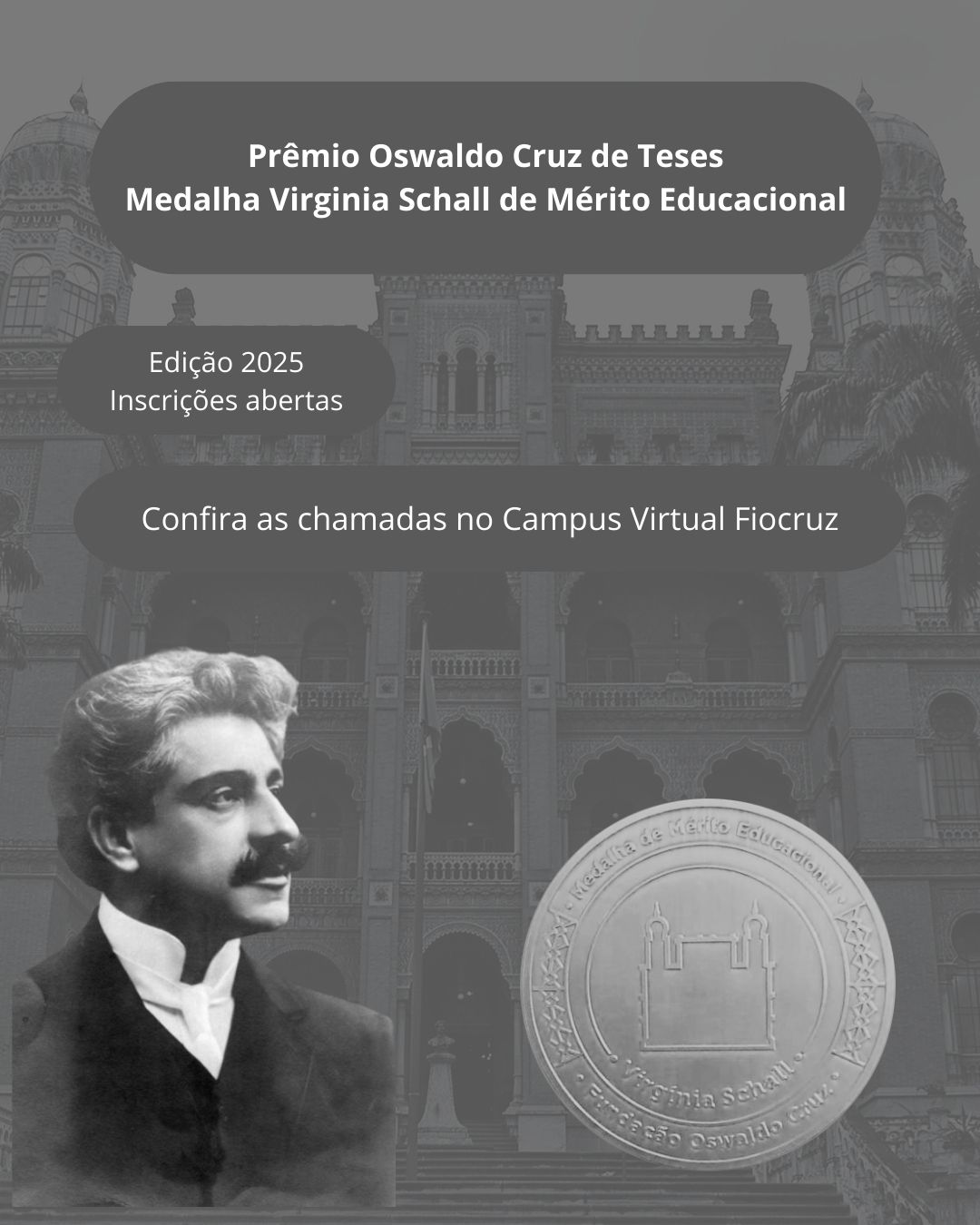 Prêmio de Teses e Medalha de Mérito Educacional 2025: inscrições abertas