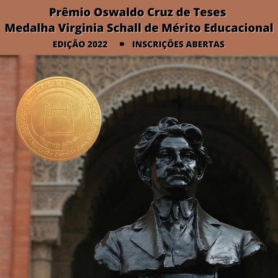 Fiocruz lança chamadas de Prêmio de Teses e Medalha de Mérito Educacional 2022