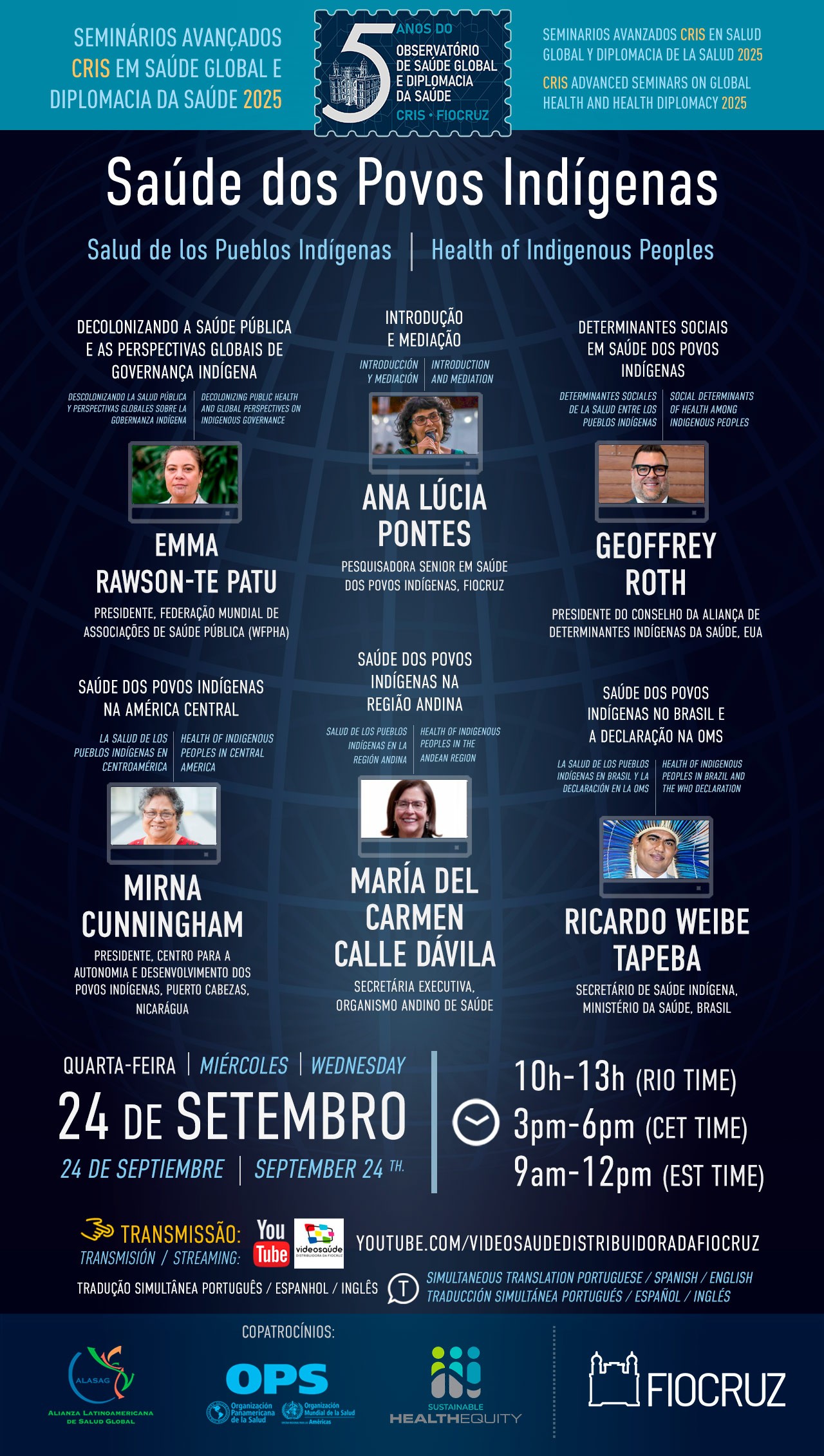 Webinário internacional debate saúde dos povos indígenas