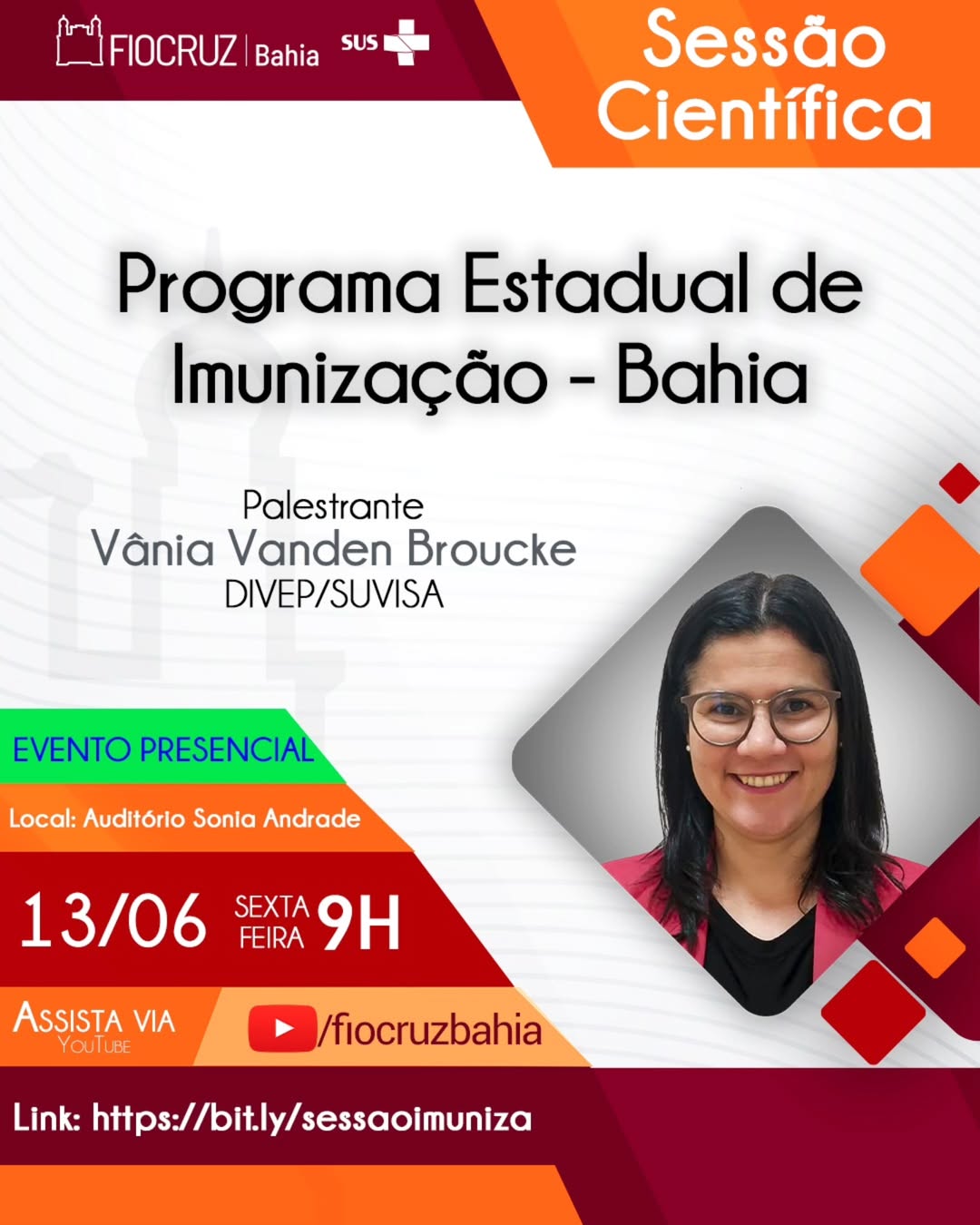 Sessão Científica apresenta Programa Estadual de Imunização da Bahia