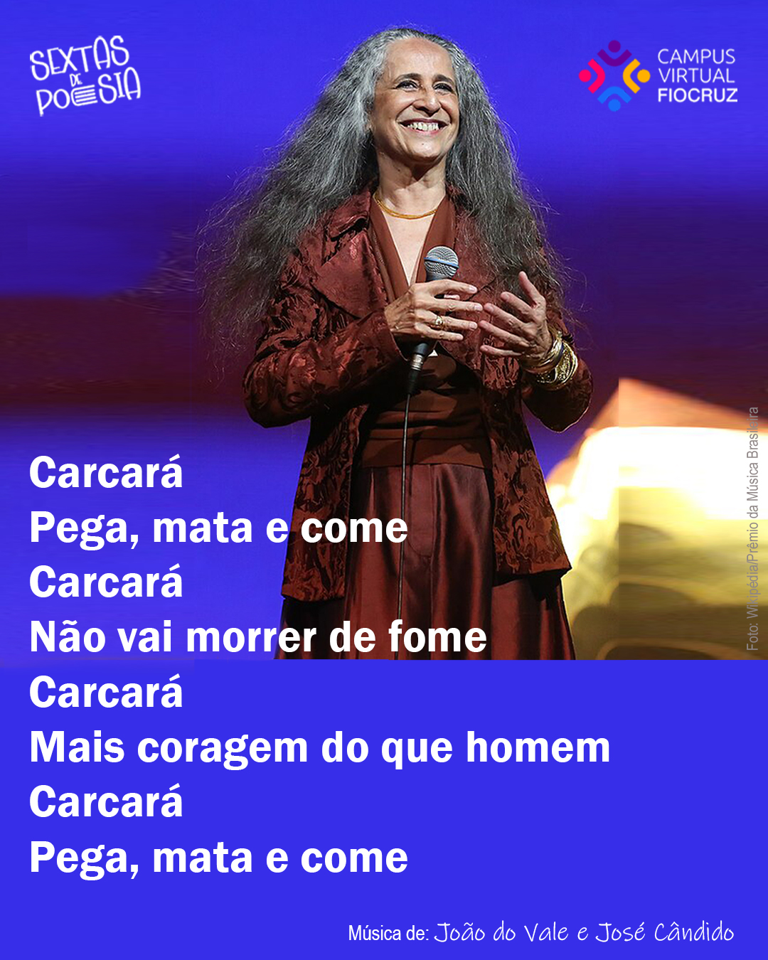 Sextas homenageia os 80 anos de Maria Bethânia