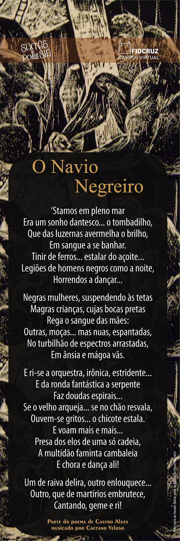 Sextas homenageia Castro Alves, o poeta dos escravos