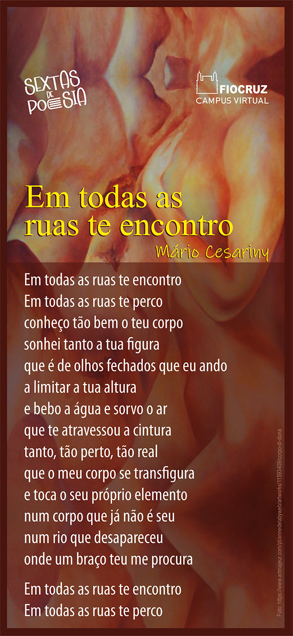 Sextas de Poesia fala sobre a busca infinita do amor 