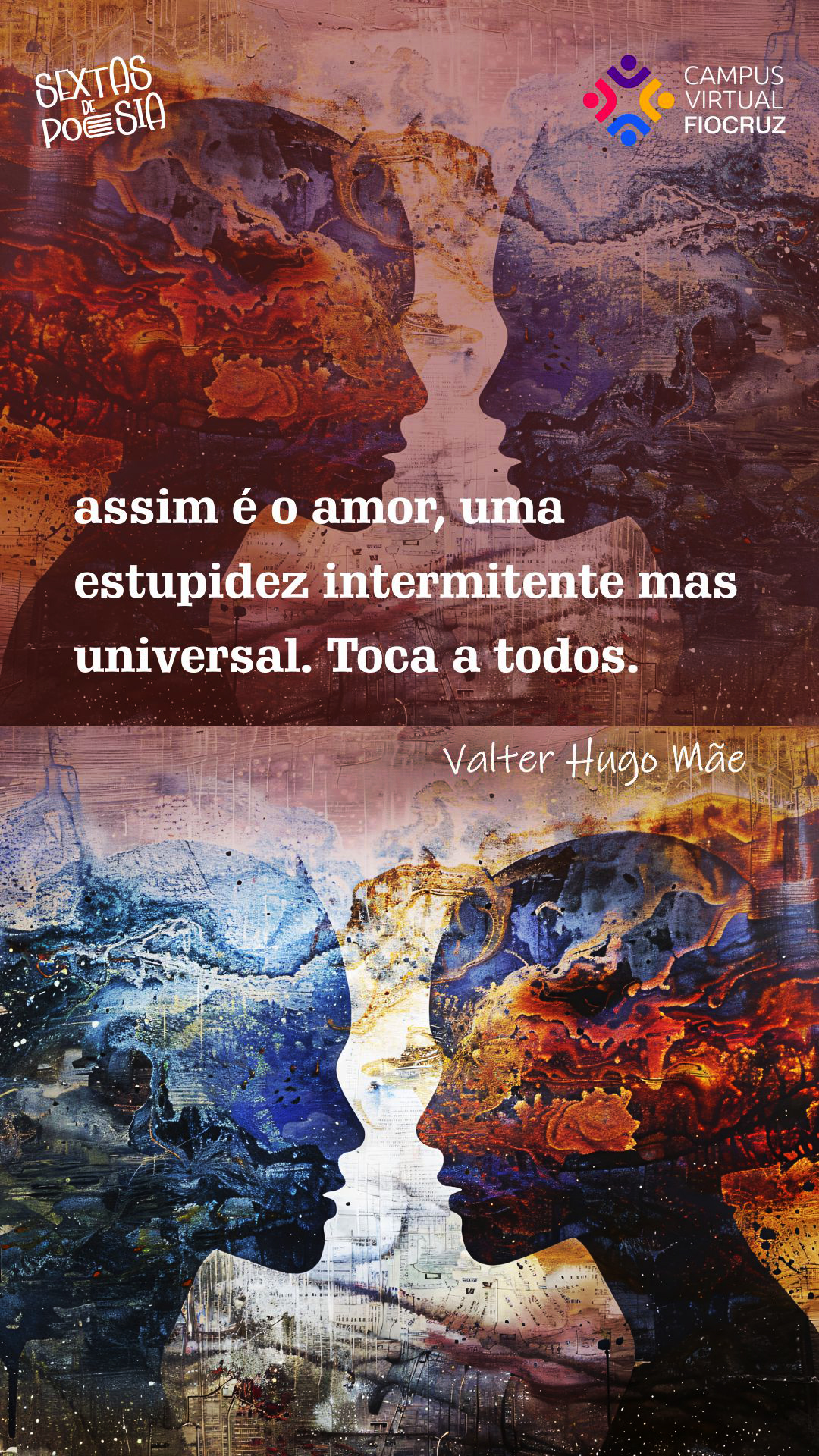 Sextas fala sobre o amor universal com Valter Hugo Mãe
