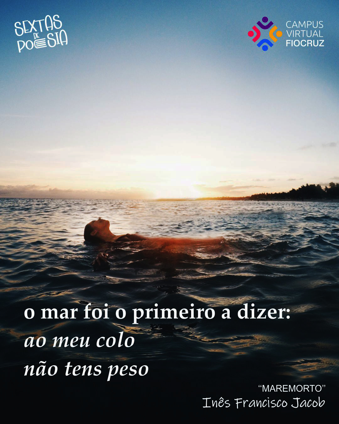 Sextas de poesia apresenta Maremorto, da escritora portuguesa Inês Francisco Jacob