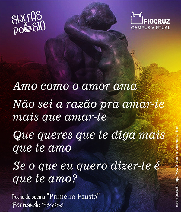 Sextas homenageia o amor com Fernando Pessoa