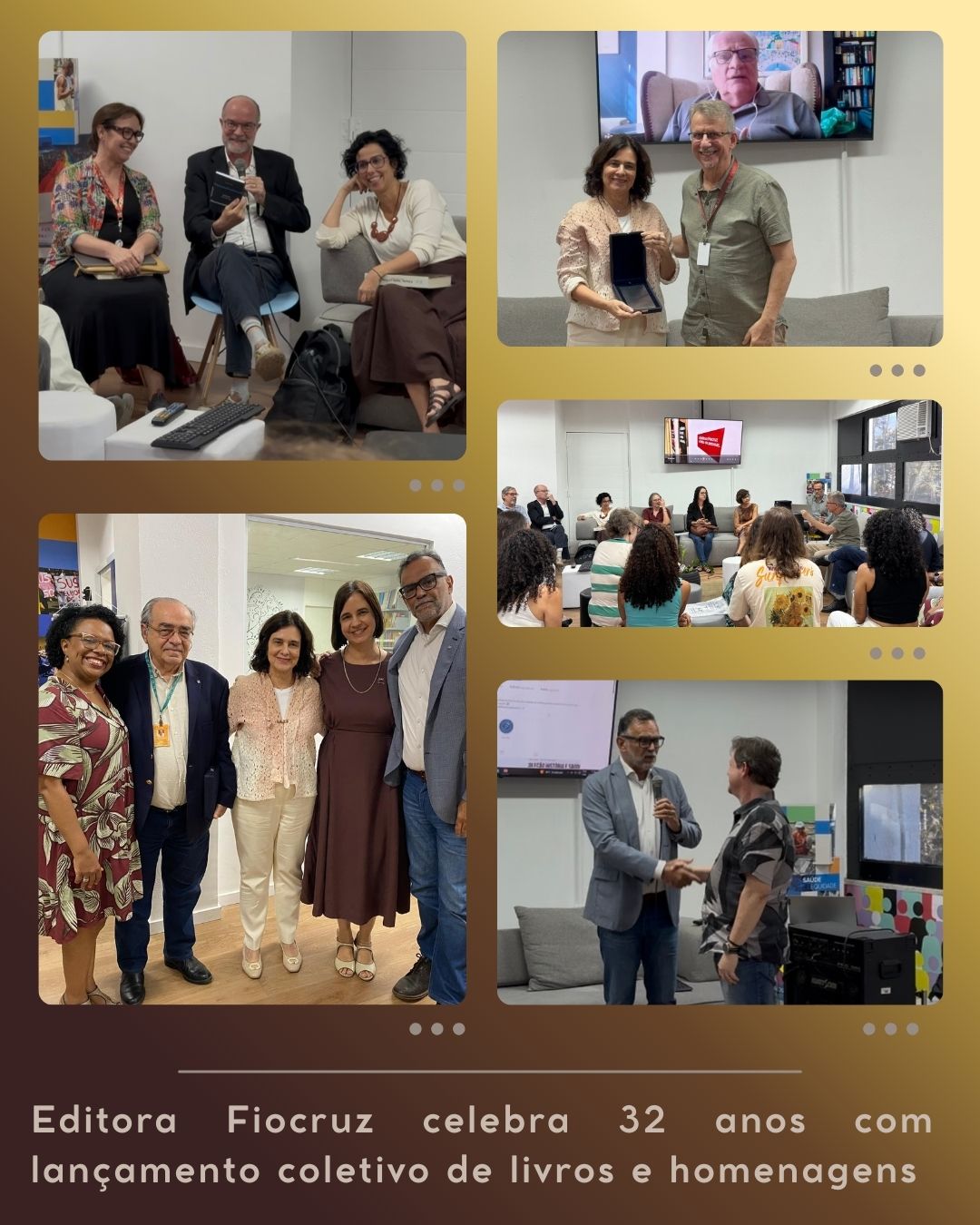 Editora Fiocruz celebra 32 anos com lançamento coletivo de oito novos livros