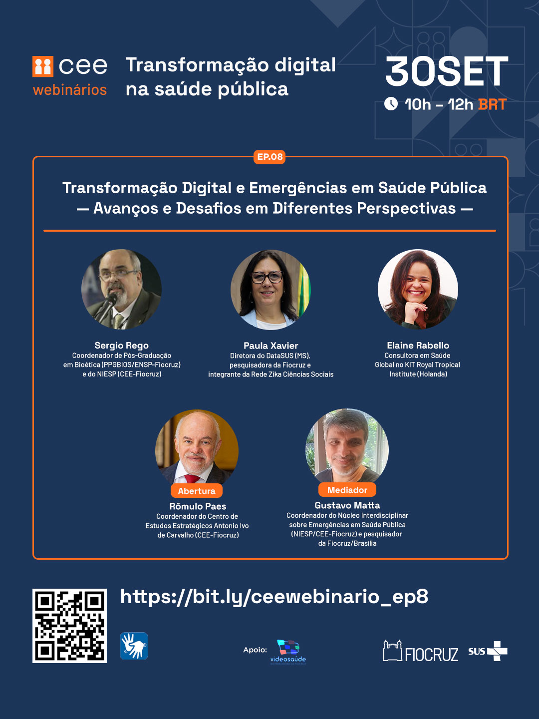 Webinário discute o impacto das tecnologias digitais na saúde