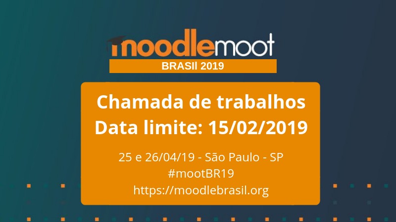 Apaixonados por educação e tecnologia: Moodle Moot Brasil recebe trabalhos até 15 de fevereiro