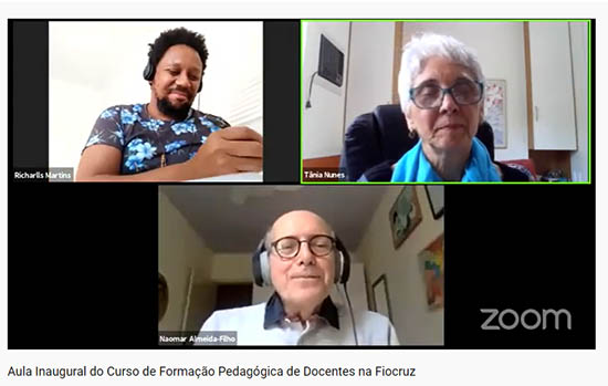 Formação docente e o fortalecimento do lato sensu na Fiocruz foram tema de aula online