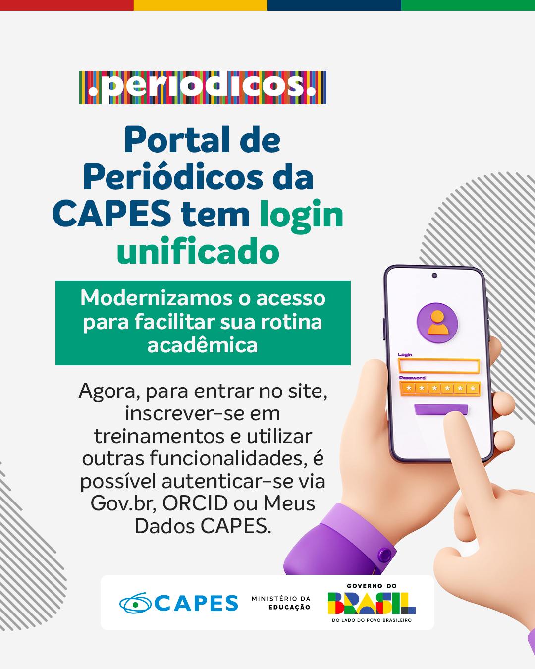 Nova autenticação no Portal de Periódicos