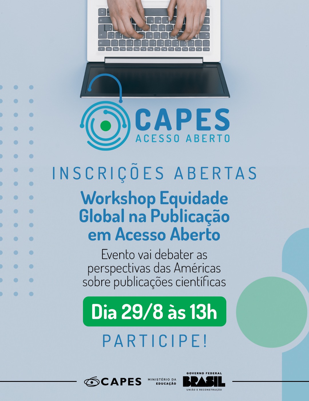 Workshop da Capes debate equidade no Acesso Aberto