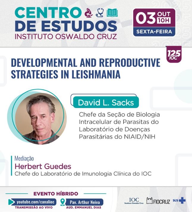 Centro de Estudos debate Estratégias de desenvolvimento e reprodução em Leishmania