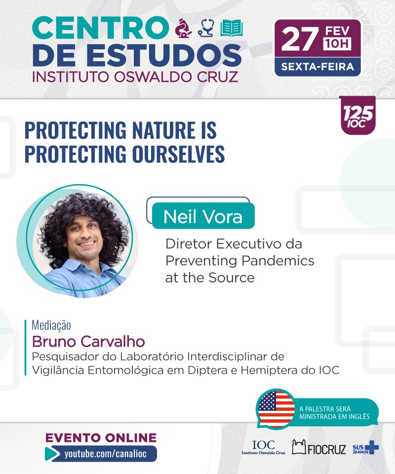 Cento de Estudos debate prevenção de pandemias e proteção da natureza