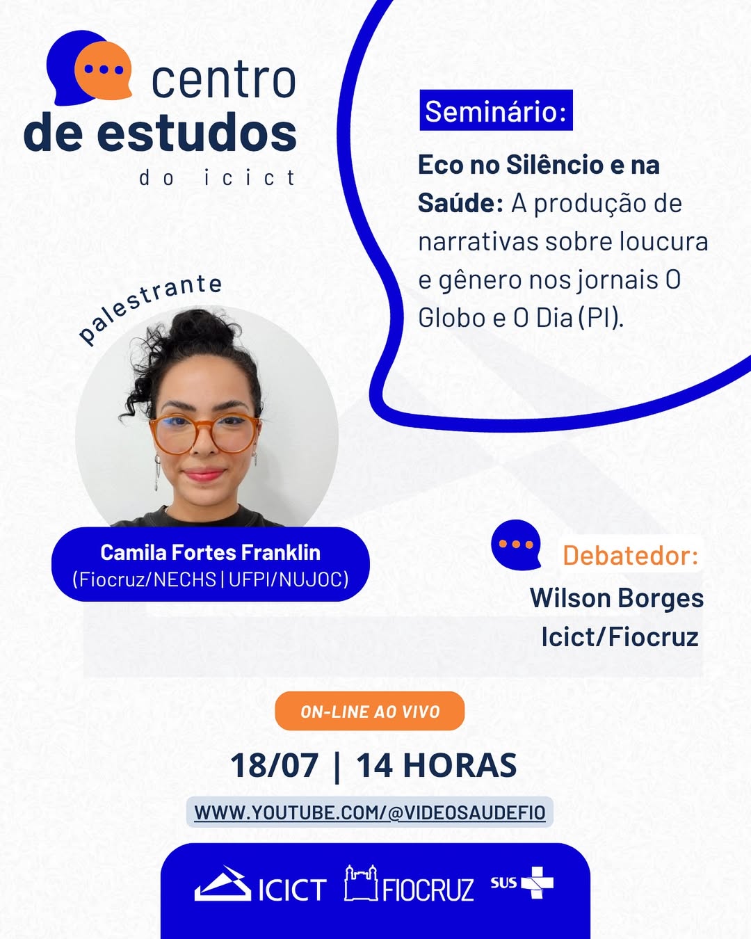 Centro de Estudos coloca em debate a narrativa sobre loucura e gênero na imprensa