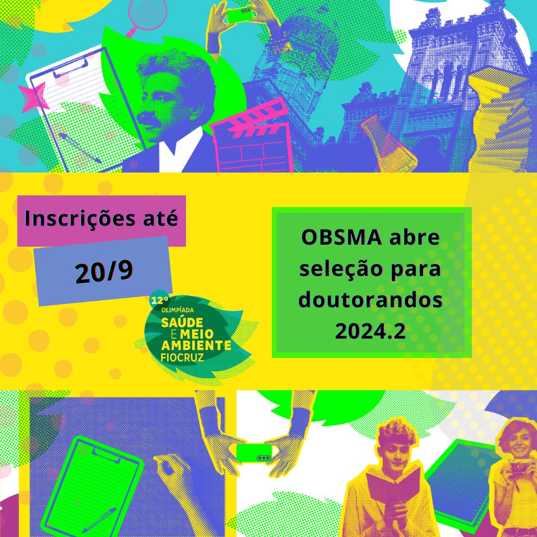 Olimpíada de Saúde e Meio Ambiente 2024 abre seleção para doutorandos