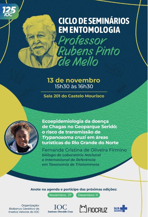 Evento aborda risco de transmissão da doença de Chagas em áreas turísticas