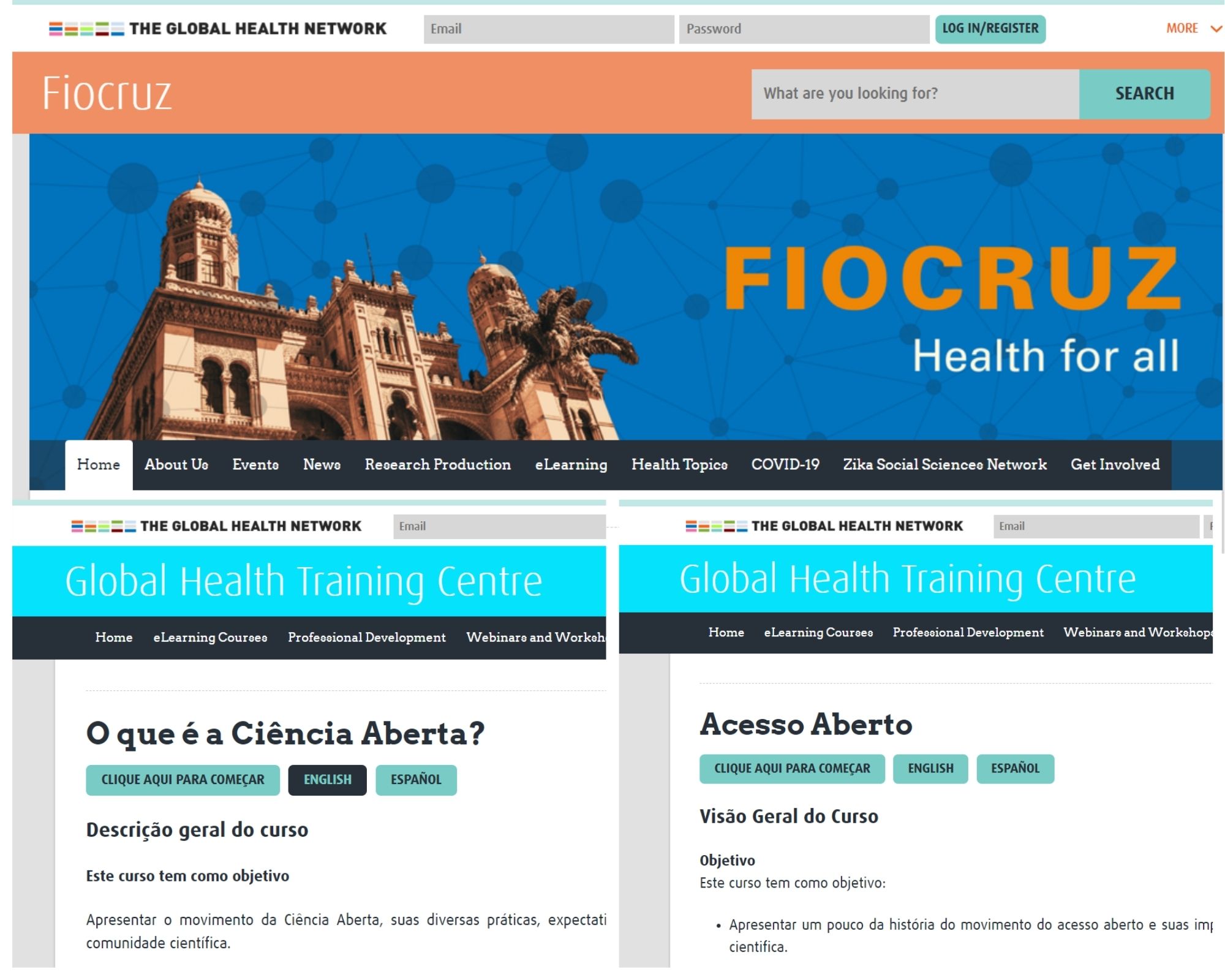 Ciência Aberta: Fiocruz incorpora novos cursos à plataforma The Global Health Network