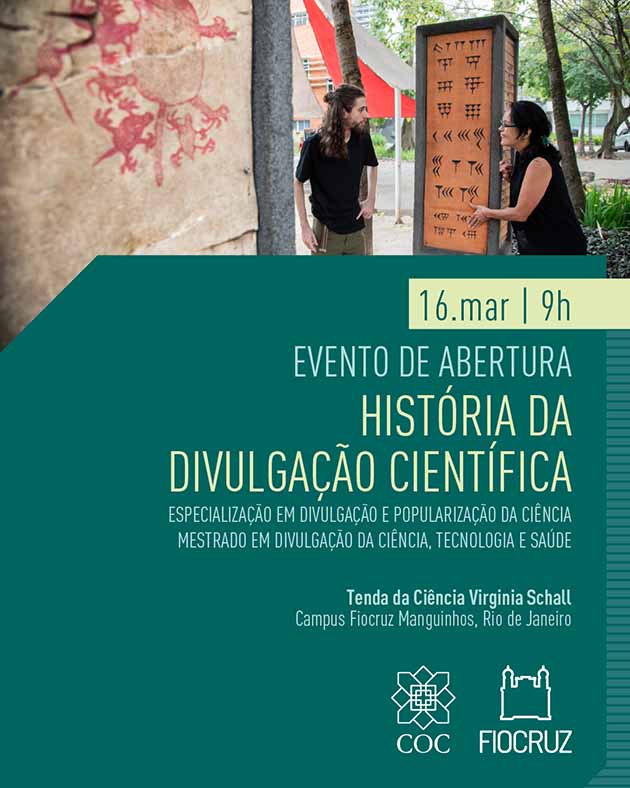 História da divulgação científica é tema de evento de abertura da especialização e do mestrado