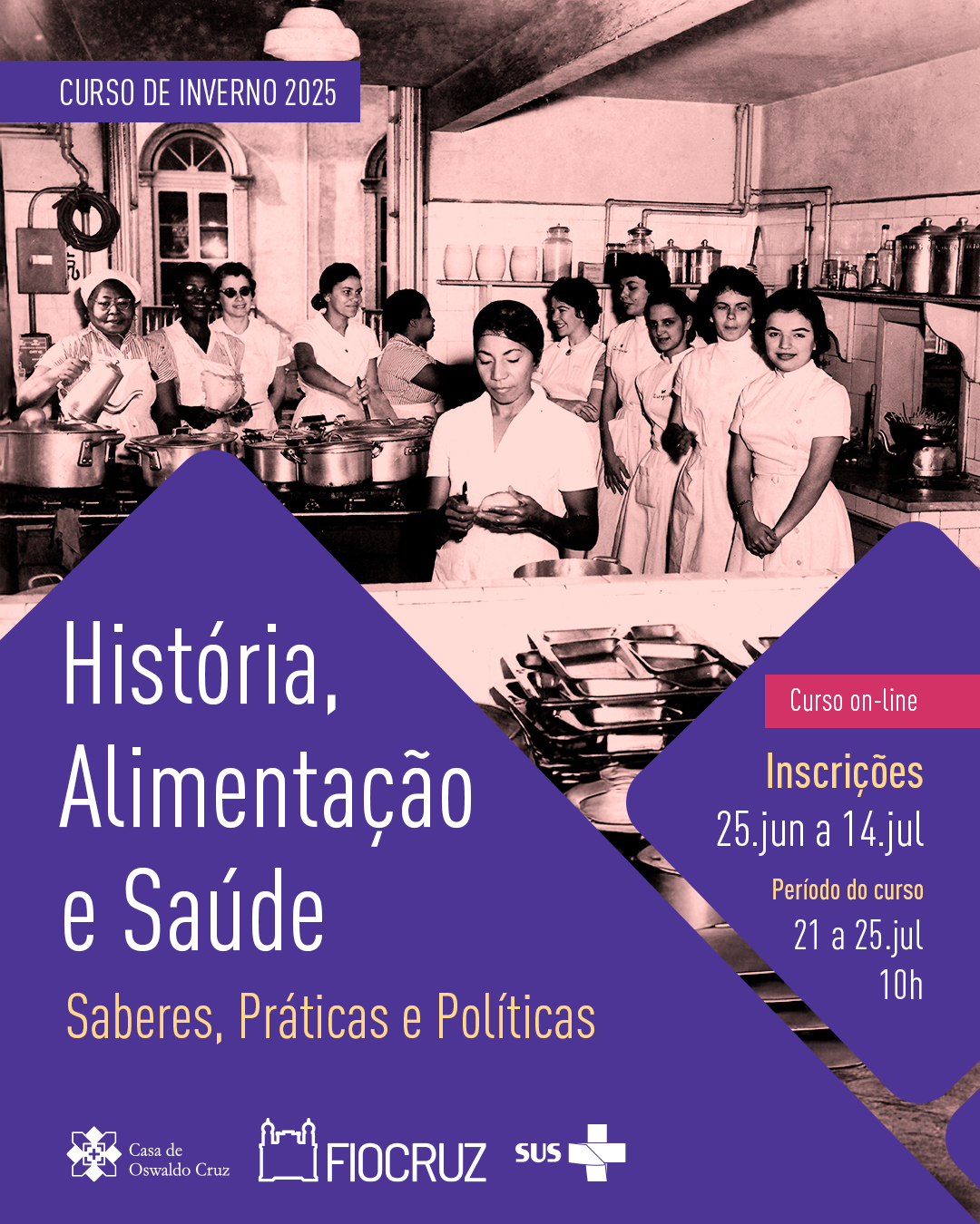 Curso de Inverno discute as relações entre alimentação, saúde e políticas públicas