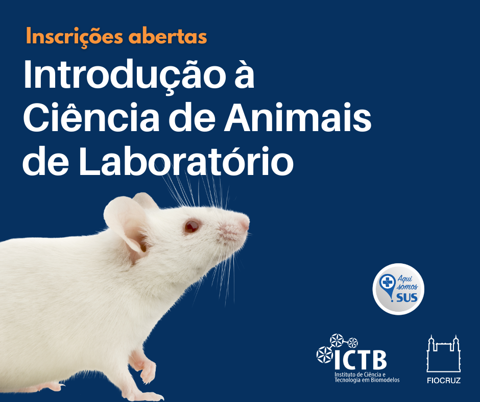 Inscrições abertas para curso de Iniciação à Ciência em Animais de Laboratório