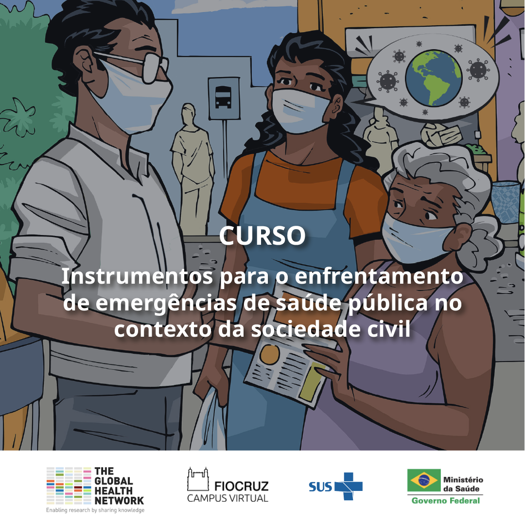 Fiocruz lança novo curso online e gratuito sobre emergências de saúde pública e sociedade civil
