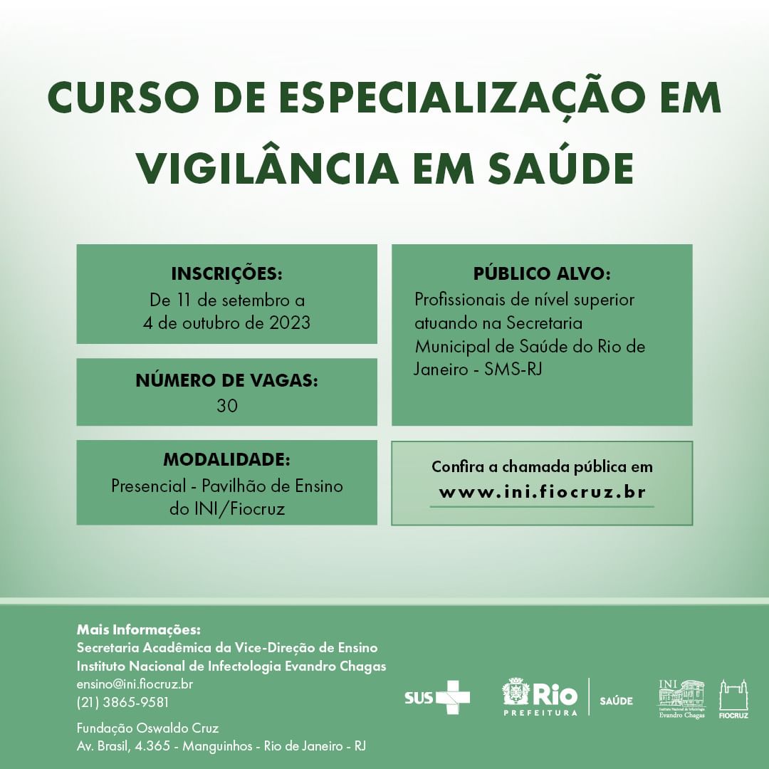 Curso de Especialização - Linhas de Cuidado em Enfermagem