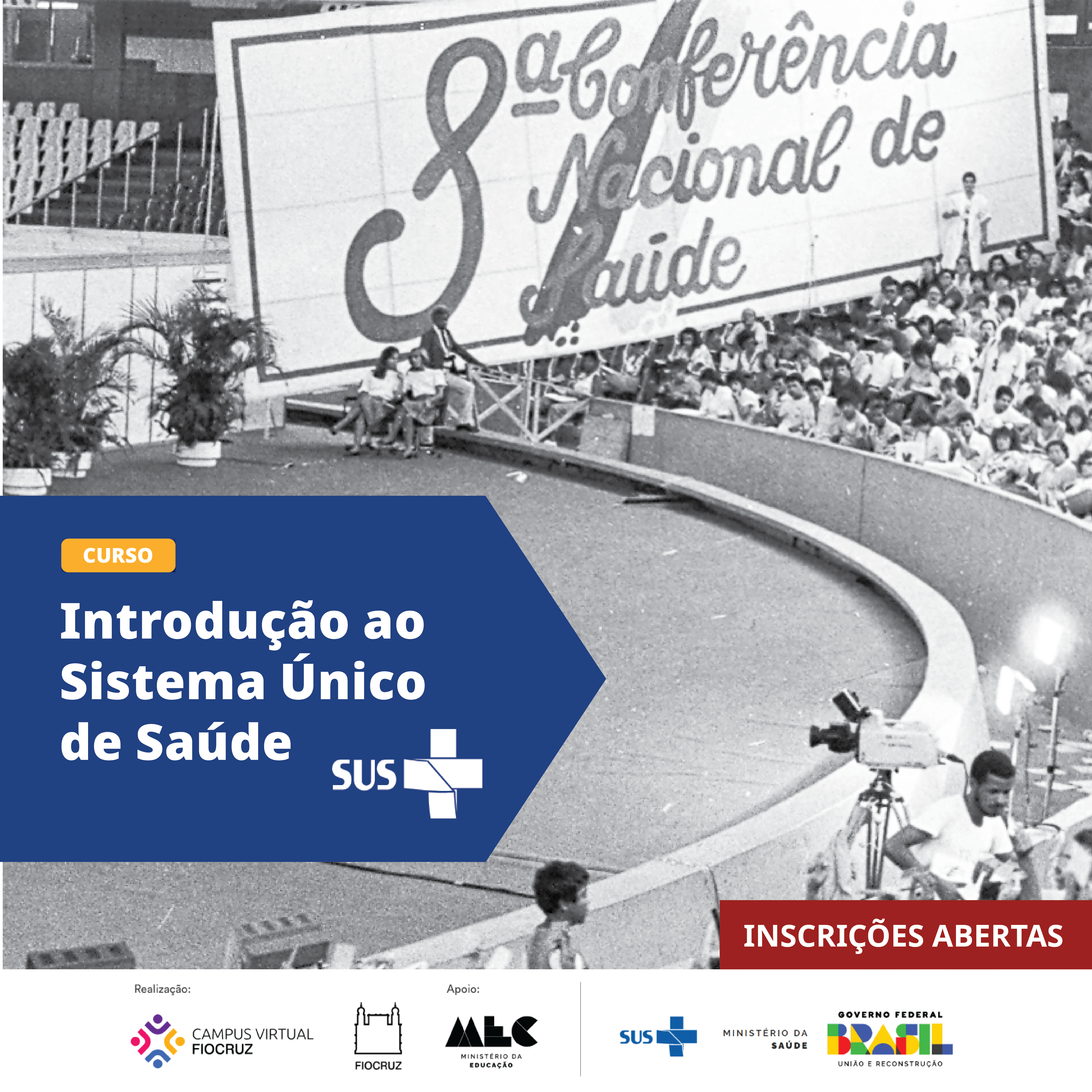No dia do sanitarista, confira curso do Campus Virtual sobre o movimento da reforma sanitário no Brasil: Introdução ao SUS