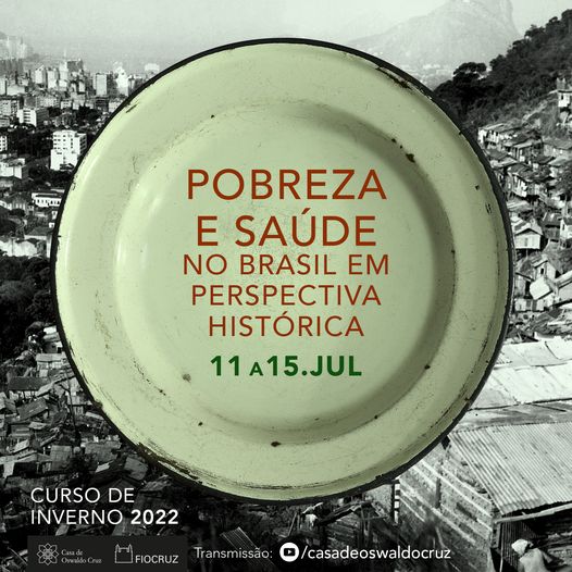 Curso de Inverno Pobreza e saúde no Brasil: inscrições até 4/7
