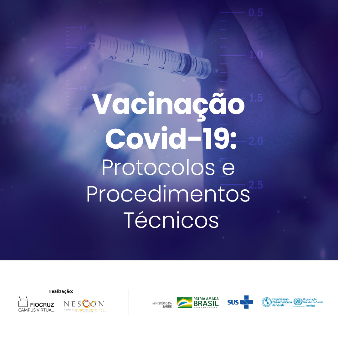Vacina sim! Campus Virtual Fiocruz lança novo curso online sobre vacinação da Covid-19