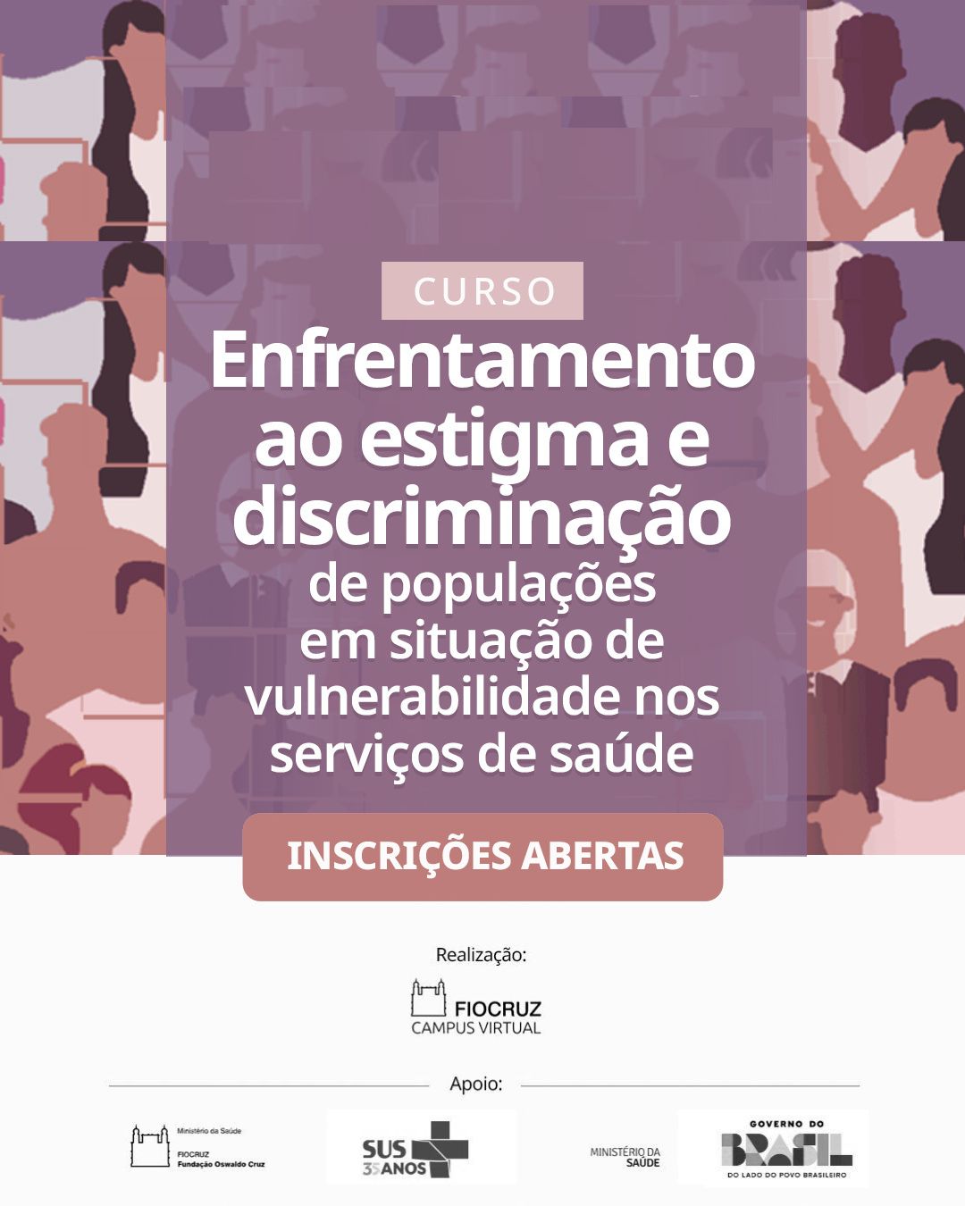 Campus Virtual Fiocruz reforça curso de combate ao estigma e preconceito a pessoas com tuberculose