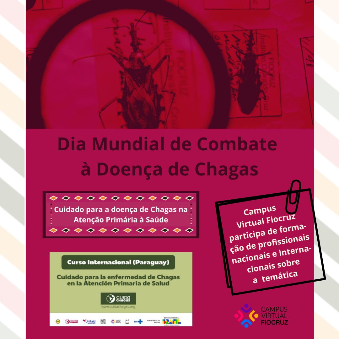 Doença de Chagas: Campus Virtual Fiocruz auxilia na formação de profissionais 