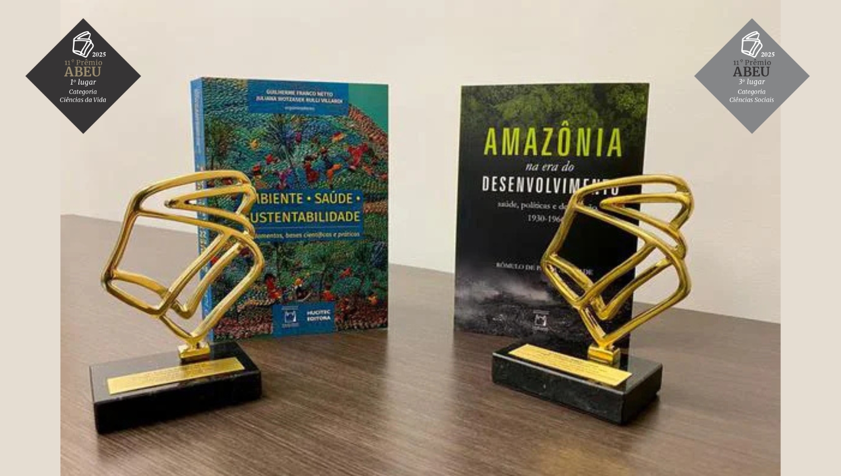 Editora Fiocruz tem obras premiadas pela Associação Brasileira de Editoras Universitárias (Abeu)