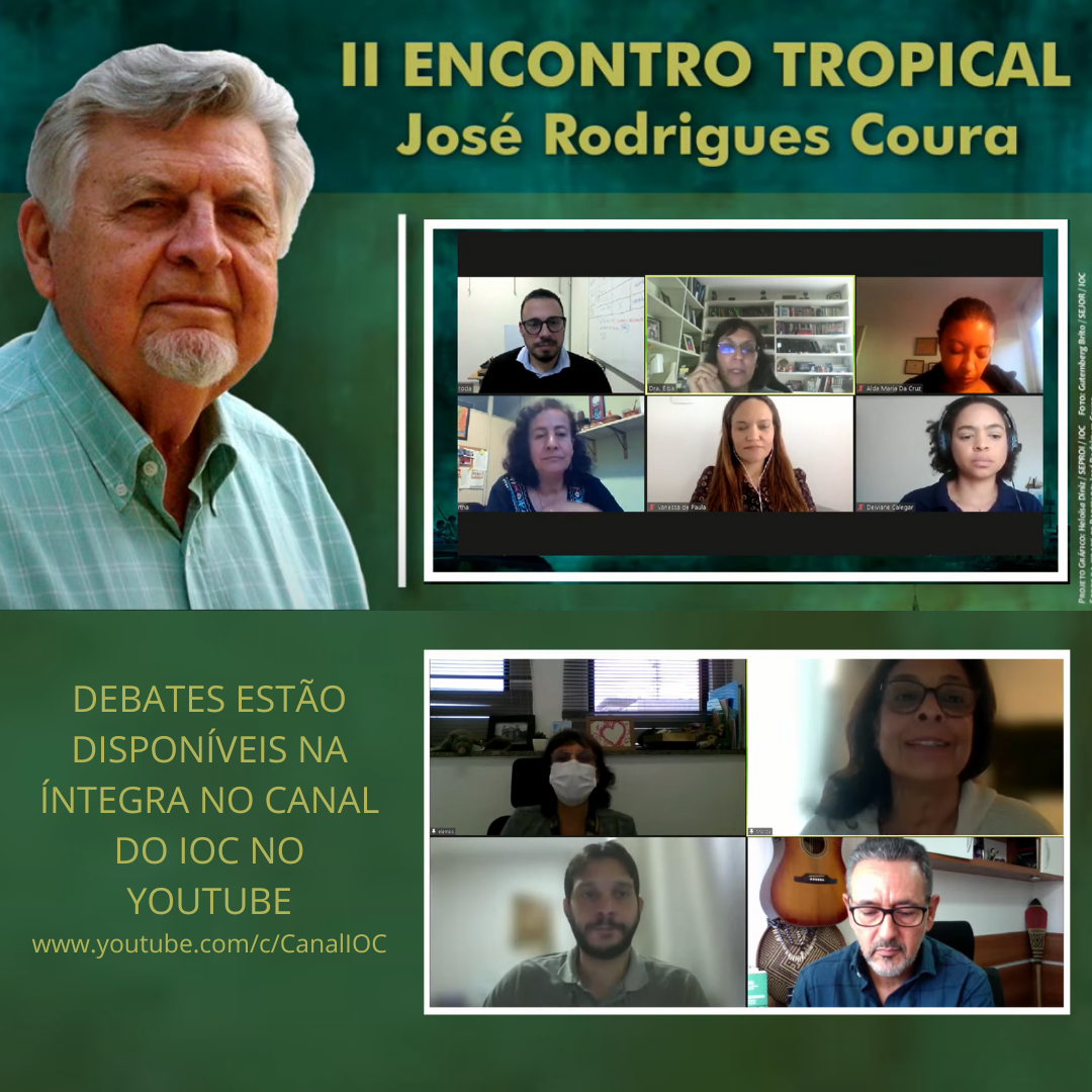 Encontro sobre doenças tropicais na perspectiva da saúde única está disponível no YouTube