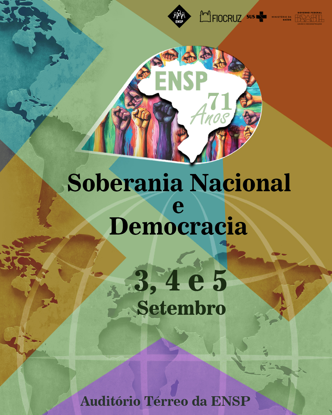 Confira programação completa do aniversário de 71 anos da Escola Nacional de Saúde Pública