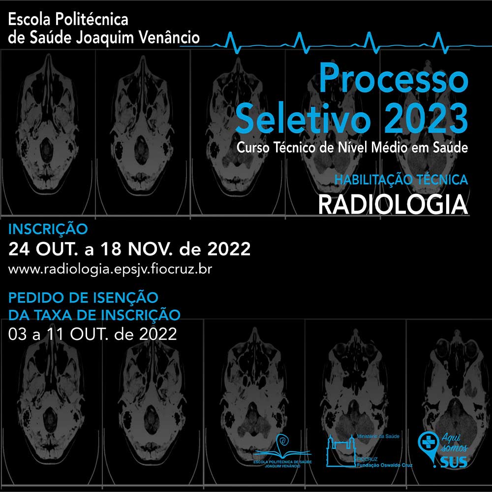 Fiocruz lança edital para habilitação técnica em radiologia