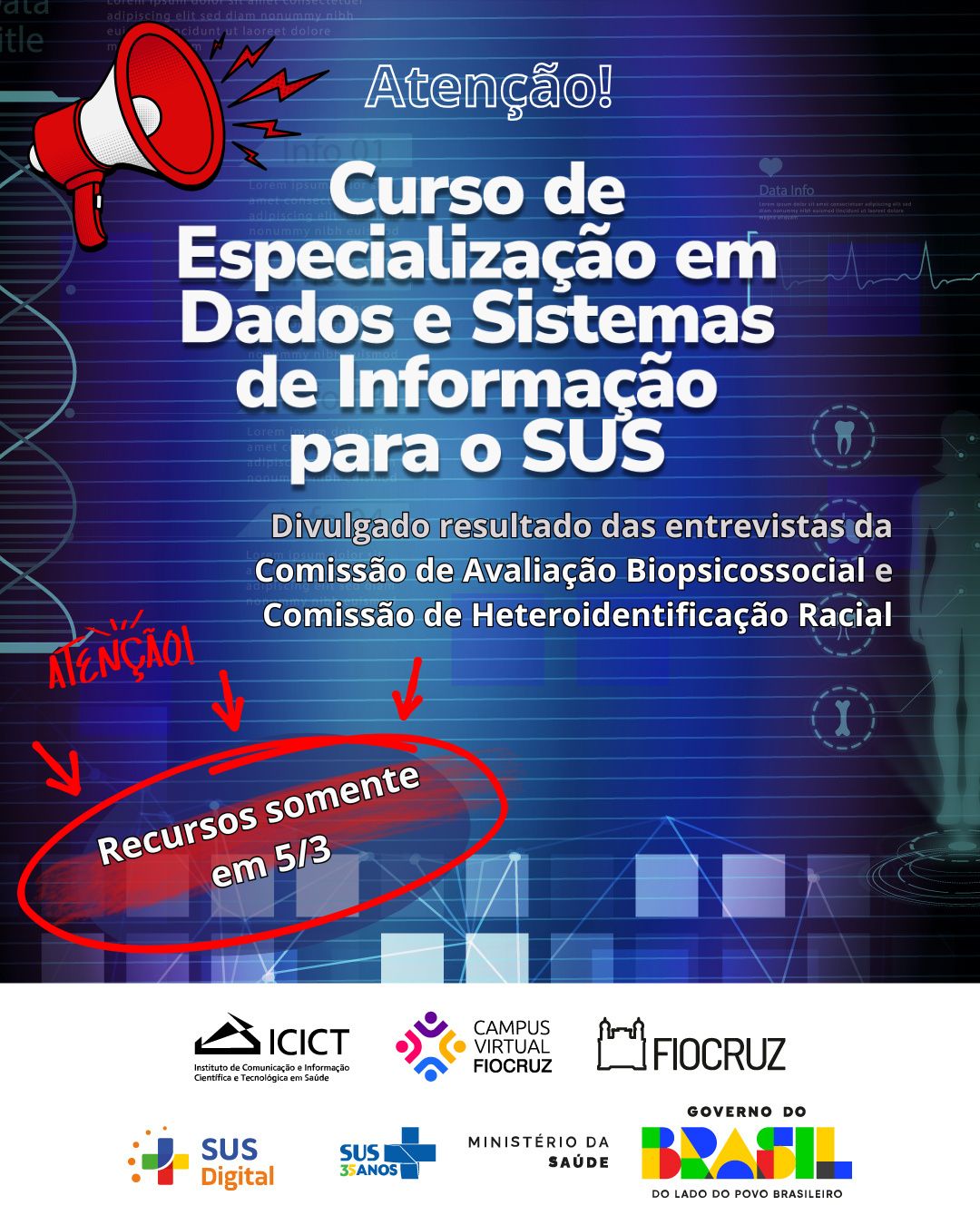 Dados e Sistemas de Informação para o SUS: confira resultados da Avaliação Biopsicossocial e Heteroidentificação Racial