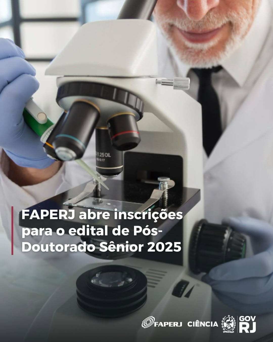 Faperj abre inscrições para o edital de Pós-Doutorado Sênior 2025