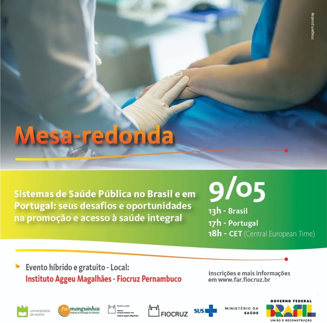 Fiocruz promove mesa-redonda sobre sistemas de saúde pública no Brasil e em Portugal