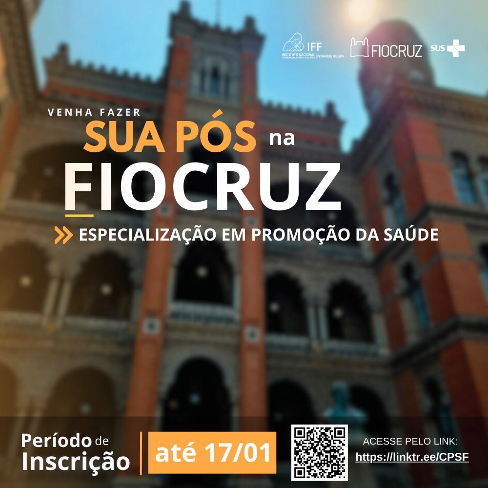 Especialização em Saúde: inscrições até 17/1