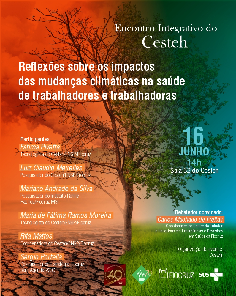 Debate sobre impactos das mudanças climáticas na saúde de trabalhadores e trabalhadoras