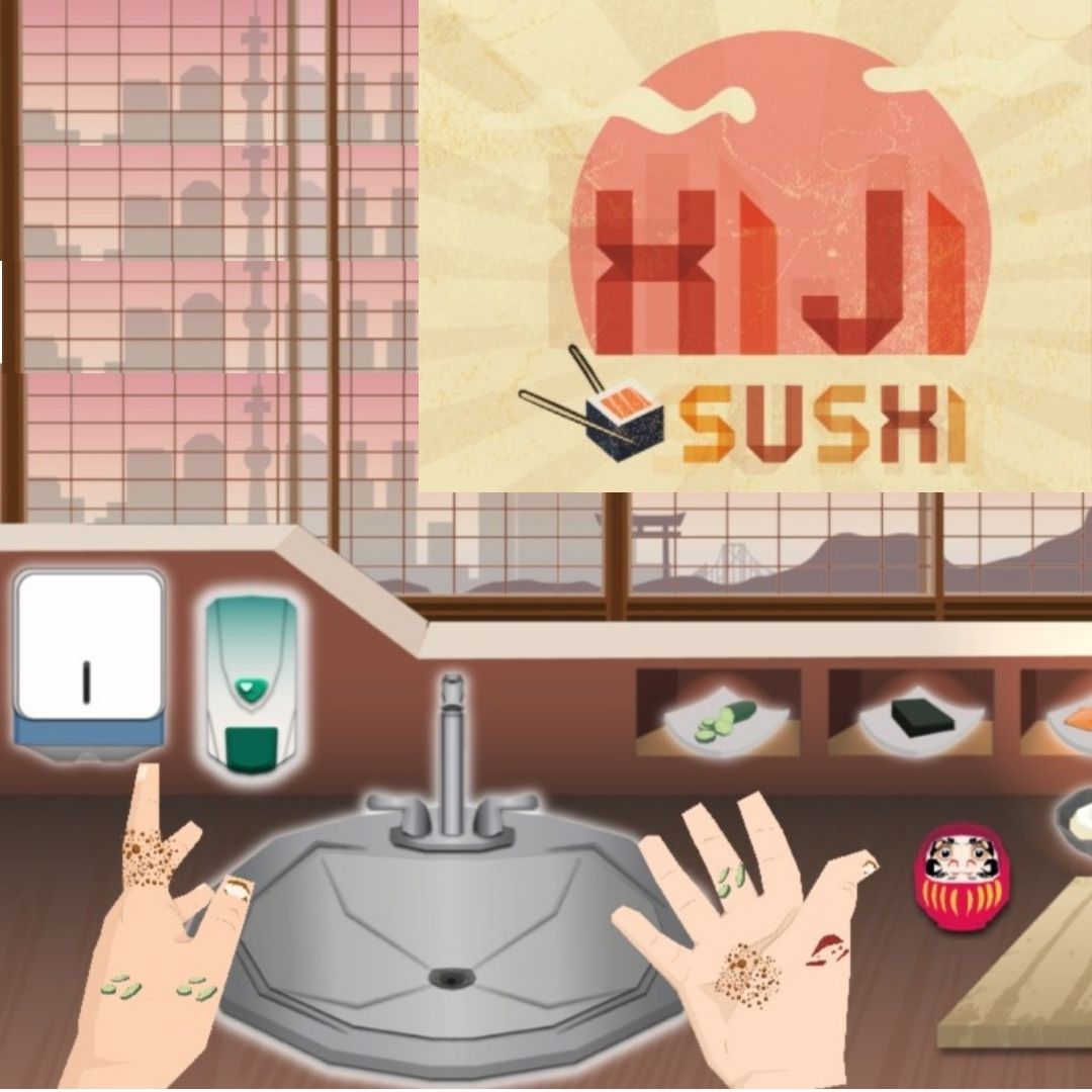 Higienização é foco em jogo de simulação de culinária japonesa