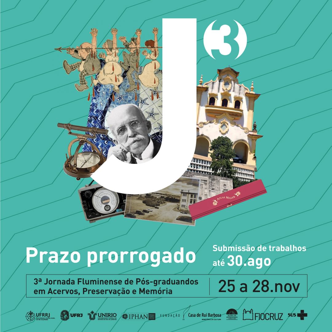 Jornada Fluminense em Acervos, Preservação e Memória: prazo prorrogado até 30/8